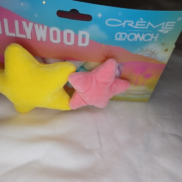 Creme superstar plushie star headband - Picture 3 of 7